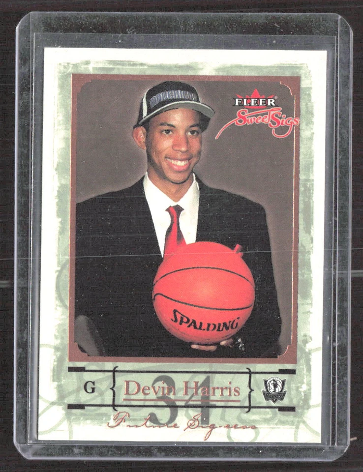Devin Harris 2004-05 Fleer Sweet Sigs Mavericks SN,RC #97 109/999 - Image 1 of 2