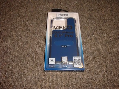 "Funda de silicona para teléfono Ihome Velo 2021 iPhone Pro Max 6,1"" grado militar difícil de encontrar azul marino" Foto 1 de 2