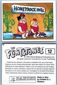 The Flintstones #12 Panini 1994 Sticker - Picture 1 of 1
