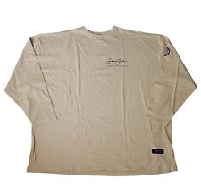 Sean John Collection Mens T Shirt 4XB Tan Collectors Edition Long Sleeve Logo