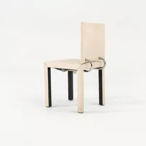 1990s Arcadia Dining Side Chair by Paolo Piva for B&B Italia in Ivory Leather - Picture 1 of 11