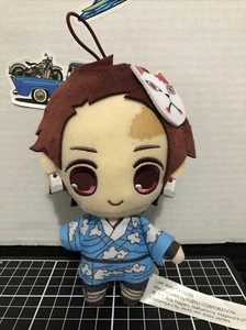 FuRyu Demon Slayer Tanjiro Kamadi mit Maske 6 Zoll Plüsch Neu - Bild 1 von 7