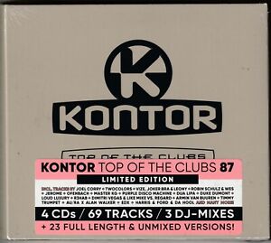 Kontor Top of the Clubs Vol.87 - DJ MIXES Limited Edition Digi - 4CDs NEU/OVP