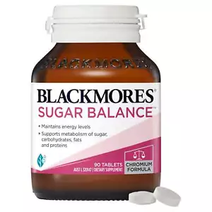 Blackmores Sugar Balance 90 tabletas soporte para bajar de peso - Imagen 1 de 6