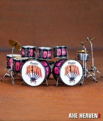 Keith Moon - Axe Heaven Pictures Of Lily Tribute Premier Mini Drum Kit Replica C