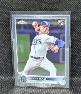 Shane Baz 2022 Topps Chrome Sonic #201 RC Tampa Bay Rays - Image 1 of 2