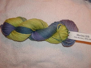 CHERRY TREE HILL -Merino Silk - 70% Merino/30% Silk DK. 225 yds. Color:MANTICORE - Picture 1 of 1