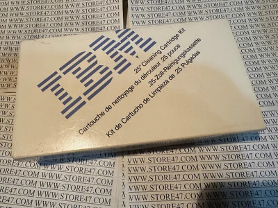 NOS VINTAGE IBM .25" 1/4" Tape Drive Cleaning Cartridge Kit 16G8572 - Image 1 of 4