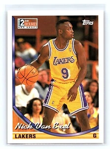 1993-94 Topps NICK VAN EXEL Rookie Card RC #302 LOS ANGELES LAKERS - Picture 1 of 2