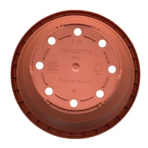 Terracotta Colour Plastic Bulb Bowls 20cm Diameter | Pack of Ten - Picture 1 of 1