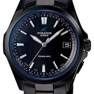 Casio Oceanus OCW-S100B-1AJF Black Titanium Radio Solar  Japan Fast ship! - Picture 1 of 5