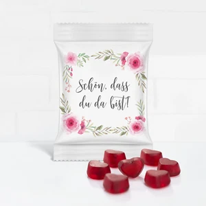 25 x 10g HARIBO Fruchtgummi Herzen Gastgeschenk Hochzeit - MHD bis 08.02.2025 - Bild 1 von 1