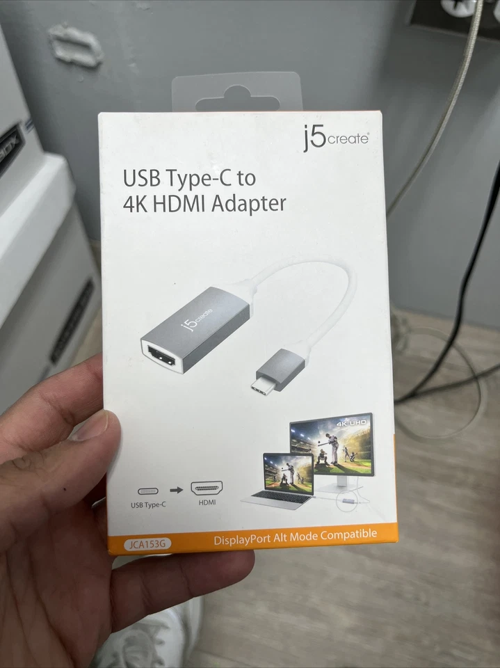 j5create USB Type-C to HDMI Adapter- 3840 x 2160 @ 60Hz | HDMI 1.4 4K Sealed - Image 1 of 1