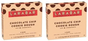 Larabar Chocolate Chip Cookie Dough Fruit & Nut Food Bar 2 Box Pack - Picture 1 of 2