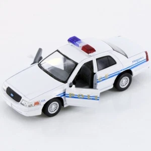 Interceptor de policía Ford Crown Victoria, blanco escala 1/42 diecast Kinsmart 5342D - Imagen 1 de 6