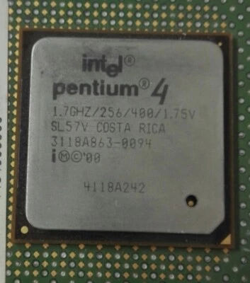 Procesador INTEL Pentium 4 1.7GHZ/256/400/1.75V Socket 478 - Imagen 1 de 3