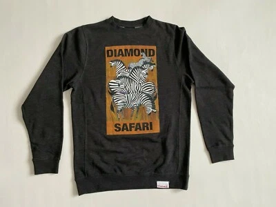 Diamond Supply Co. Gray Graphic Pullover Sweatshirt Size M - Imagem 1 de 3