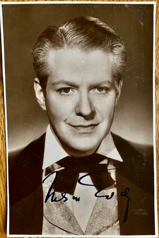 NELSON EDDY: FILM STAR ,SINGER  HAND SIGNED AUTOGRAPHED PHOTO CARD Cover
