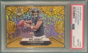 2024 Mosaic Caleb Williams Gold Sparkle Rookie 04/24 #289 Chicago Bears RC PSA 8 - Bild 1 von 3