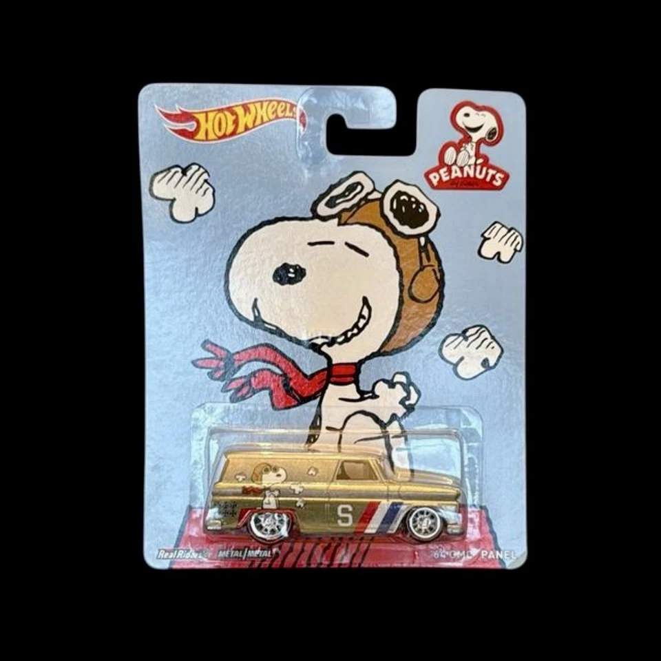 Hot Wheels 2014 64 GMC панель Peanuts Snoopy поп-культура настоящие райдеры - Изображение 1 из 4