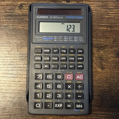 Scientific Calculator Casio FX-260 Solar Powered - Image 1 of 4