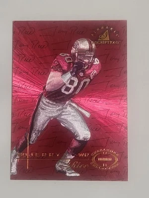Jerry Rice #21 1997 Pinnacle Inscriptions - Colección Challenge - Salón de la fama de los 49ers 🔥 Foto 1 de 2