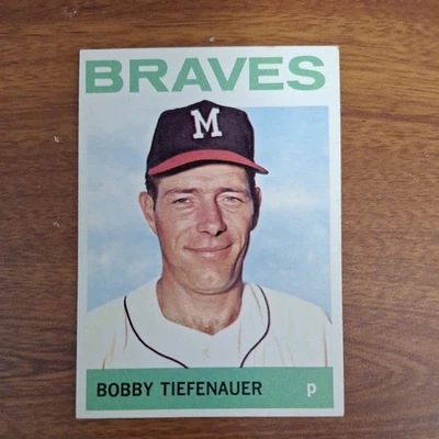 1964 Topps #522 Bobby Tiefenauer NM Near Mint Braves  - Image 1 of 2