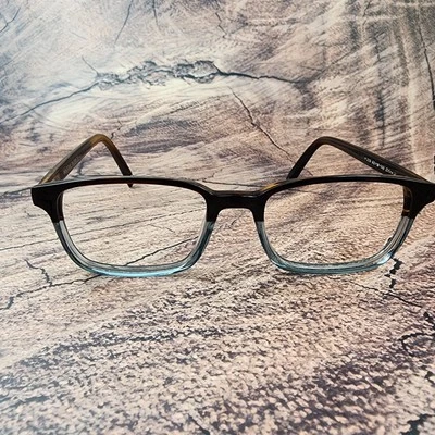 Warby Parker Eyeglasses Wilkie M 325 50-18-145  Brown Blue/gray  Frames only - Image 1 of 4