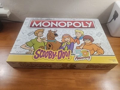 Monopoly Scooby-Doo! 50'th  Anniversary - Note missing two player pieces. - Image 1 of 4