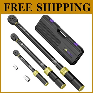 5-Piece Torque Wrench Set, Dual-Direction, 72-Tooth - Picture 1 of 9
