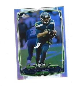 2014 Topps Chrome Refractors #59 Percy Harvin  SEATTLE SEAHAWKS - Picture 1 of 2