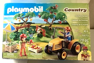 Playmobil Country "Orchard Harvest" Farm Set No.6870 And Box Used And Complete! - Picture 1 of 11