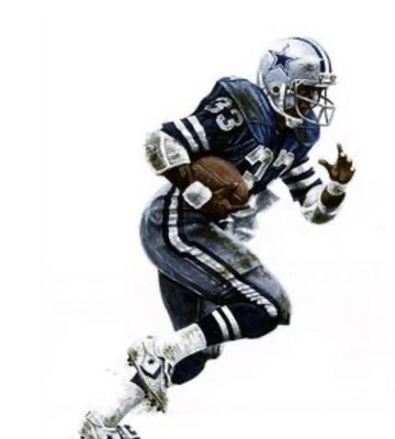 Cowboys Football Art  Poster Vintage Reproduction METAL SIGN 8 x 12 Au - Image 1 of 4