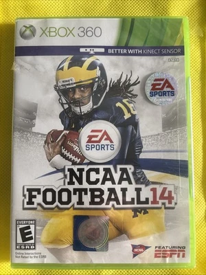 NCAA Football 14 🔥RARE 🔥(Microsoft Xbox 360, 2013) BRAND NEW 🔥 Factory Sealed - Image 1 of 4