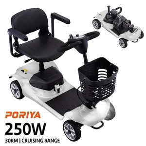 PORIYA Electric Mobility Scooter Electric Portable Folding Motorised Power - Picture 1 of 20