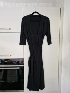 Oui Damen Maxikleid A-Linie Schwarz 3/4 Arm Herbst/Winter Mode Fashion Gr. 40 - Bild 1 von 12