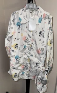 Disney Animators Collection Princess Windbreaker Rain Coat Size 5/6 New - Picture 1 of 4