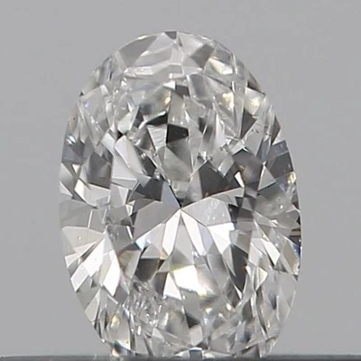 Loose Oval Cut 0.18 Ct GIA Certified Natural Diamond F/SI Clarity 4x3 mm Size - Image 1 of 4