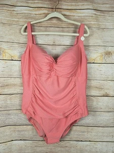 Traje de baño Artesands nuevo con etiquetas Allegro Botticelli coral de una pieza talla 20+ - Imagen 1 de 5
