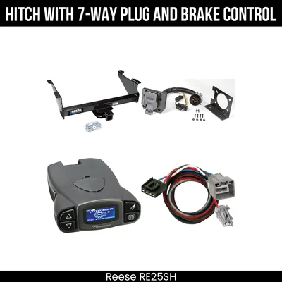 Control de freno de cableado paquete de remolque Reese para 03-24 Dodge Ram 2500 3500 03-08 Ram 1500 Foto 1 de 4