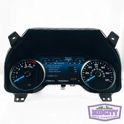 Cuadro de instrumentos velocímetro digital Ford F150 15-16 CLUSTER GL3T10849CJE 120 mph Foto 1 de 4