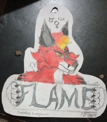 Insignia peluda con etiqueta en tu ur, linktree o tikto. Cualquier cosa realmente Foto 1 de 4