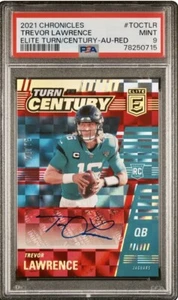 2021 Panini Chronicles Trevor Lawrence PSA 9. Jahrhundertwende Auto ROT/75 - Bild 1 von 1