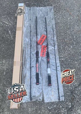 qty 2 GX2 Ugly Stik Spinning Rods 5’10” 2pc Medium US Seller - Image 1 of 4