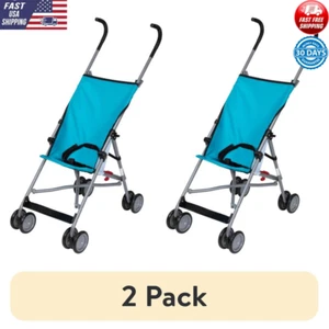 2 Pack Lightweight Comfort Height Umbrella Stroller W/ 3 Point Harness New - Picture 1 of 8