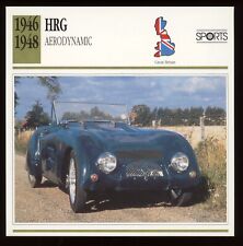 1946 - 1948  HRG Aerodynamic  Classic Cars Card
