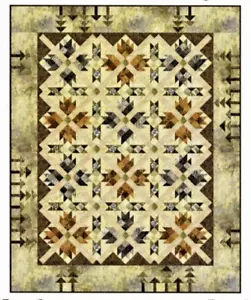 "Neu teiliges Quilt-Muster ELDORADO CANYON 79""x99" - Bild 1 von 2