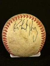 Blue Jays Jeff Ware, Robert Perez +1 Signed Used Baseball -Syracuse Chiefs-Expos