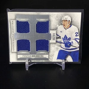 2022-23 UD The Cup Foundations Quad Patch Pontus Holmberg /99 #F-PH Toronto - Picture 1 of 2