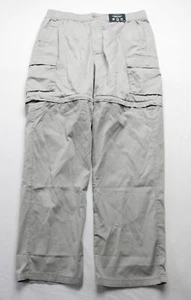 Hollister Men's Comfort Straight Zip-Off Cargo Pants MP9 Light Grey Large NWT - Picture 1 of 4
